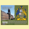 Holmes Coat of Arms English Family Name Fridge Magnets Set of 10