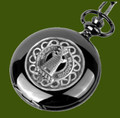 Middleton Clan Badge Pewter Clan Crest Black Hunter Pocket Watch