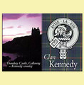 Kennedy Clan Badge Scottish Family Name Fridge Magnets Set of 10