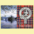 MacFarlane Clan Badge Scottish Family Name Fridge Magnets Set of 10