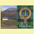 Mackay Clan Badge Scottish Family Name Fridge Magnets Set of 10