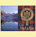 MacLachlan Clan Badge Scottish Family Name Fridge Magnets Set of 10