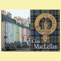 MacLellan Clan Badge Scottish Family Name Fridge Magnets Set of 10