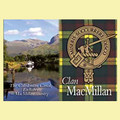 MacMillan Clan Badge Scottish Family Name Fridge Magnets Set of 10