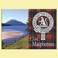 MacPherson Clan Badge Scottish Family Name Fridge Magnets Set of 10