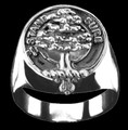 Anderson Clan Badge Mens Clan Crest Sterling Silver Ring