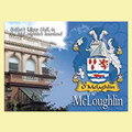 McLoughlin Coat of Arms Irish Family Name Fridge Magnets Set of 10