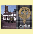 Moffat Clan Badge Scottish Family Name Fridge Magnets Set of 10