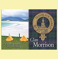 Morrison Clan Badge Scottish Family Name Fridge Magnets Set of 10