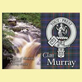Murray Clan Badge Scottish Family Name Fridge Magnets Set of 10