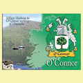 O'Connor Coat of Arms Irish Family Name Fridge Magnets Set of 10