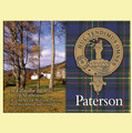 Paterson Clan Badge Scottish Family Name Fridge Magnets Set of 10