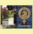 Ramsay Clan Badge Scottish Family Name Fridge Magnets Set of 10