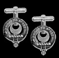Cathcart Clan Badge Sterling Silver Clan Crest Cufflinks