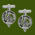 Bannerman Clan Badge Stylish Pewter Clan Crest Cufflinks