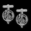 Bannerman Clan Badge Sterling Silver Clan Crest Cufflinks