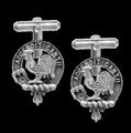 Cockburn Clan Badge Sterling Silver Clan Crest Cufflinks