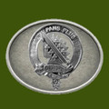 Marr Clan Badge Oval Antiqued Mens Stylish Pewter Belt Buckle
