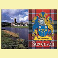 Stevenson Coat of Arms Scottish Family Name Fridge Magnets Set of 10
