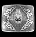 OReilly Irish Badge Interlace Mens Sterling Silver Kilt Belt Buckle