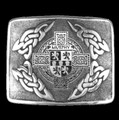Murphy Irish Badge Interlace Mens Sterling Silver Kilt Belt Buckle