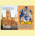 Trotter Coat of Arms English Family Name Fridge Magnets Set of 10