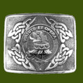 Pentland Clan Badge Interlace Mens Stylish Pewter Kilt Belt Buckle