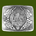 Inglis Clan Badge Interlace Mens Stylish Pewter Kilt Belt Buckle