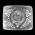 Adair Clan Badge Interlace Mens Sterling Silver Kilt Belt Buckle