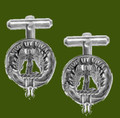 Falconer Clan Badge Stylish Pewter Clan Crest Cufflinks