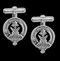 Galloway Clan Badge Sterling Silver Clan Crest Cufflinks