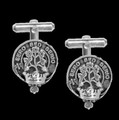 Gayre Clan Badge Sterling Silver Clan Crest Cufflinks