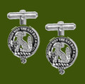 Gow Clan Badge Stylish Pewter Clan Crest Cufflinks