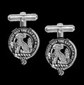 Gow Clan Badge Sterling Silver Clan Crest Cufflinks