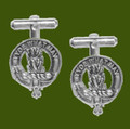 Haig Clan Badge Stylish Pewter Clan Crest Cufflinks