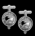 Haldane Clan Badge Sterling Silver Clan Crest Cufflinks