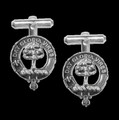 Hogg Clan Badge Sterling Silver Clan Crest Cufflinks