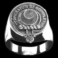 Arnott Clan Badge Mens Clan Crest Sterling Silver Ring