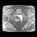 Callahan Irish Badge Interlace Mens Sterling Silver Kilt Belt Buckle