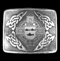 Kane Irish Badge Interlace Mens Sterling Silver Kilt Belt Buckle