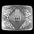McKeown Irish Badge Interlace Mens Sterling Silver Kilt Belt Buckle