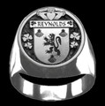 Reynolds Irish Coat Of Arms Family Crest Mens Sterling Silver Ring