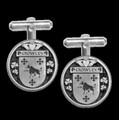 Crowley Irish Coat Of Arms Claddagh Sterling Silver Family Crest Cufflinks