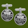 Campbell Irish Coat Of Arms Claddagh Stylish Pewter Family Crest Cufflinks