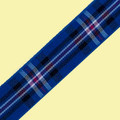 Glasgow Rangers Plaid Polyester Fabric Tartan Ribbon 16mm x 1 metre