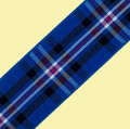 Glasgow Rangers Plaid Polyester Fabric Tartan Ribbon 25mm x 1 metre