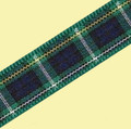 Campbell Of Argyll Modern Plaid Polyester Fabric Tartan Ribbon 10mm x 1 metre