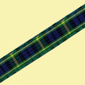 Gordon Modern Plaid Polyester Fabric Tartan Ribbon 7mm x 5 metres