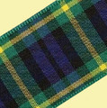 Gordon Modern Plaid Polyester Fabric Tartan Ribbon 25mm x 5 metres