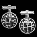 Smith Irish Coat Of Arms Claddagh Sterling Silver Family Crest Cufflinks